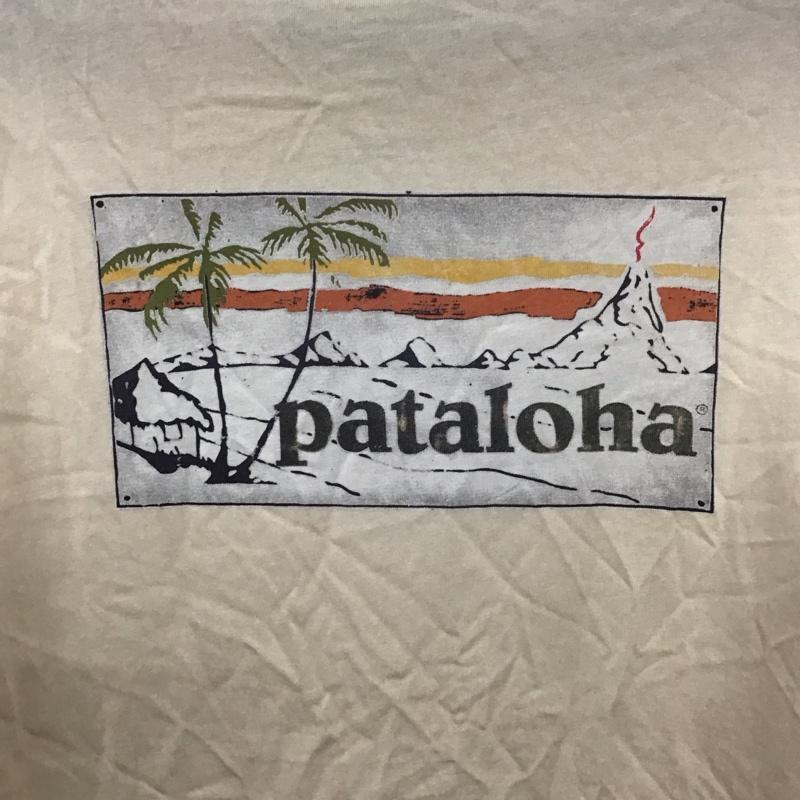 パタゴニア patagonia Tシャツ 半袖 pataloha S プリント 黄 / イエロー /  メンズ USED 古着 中古 10131349