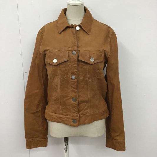 古着 USED ジャケット、上着 レザージャケット STUDIO MODERN 42 無地 茶 / ブラウン /  レディース USED 古着 中古 10105706