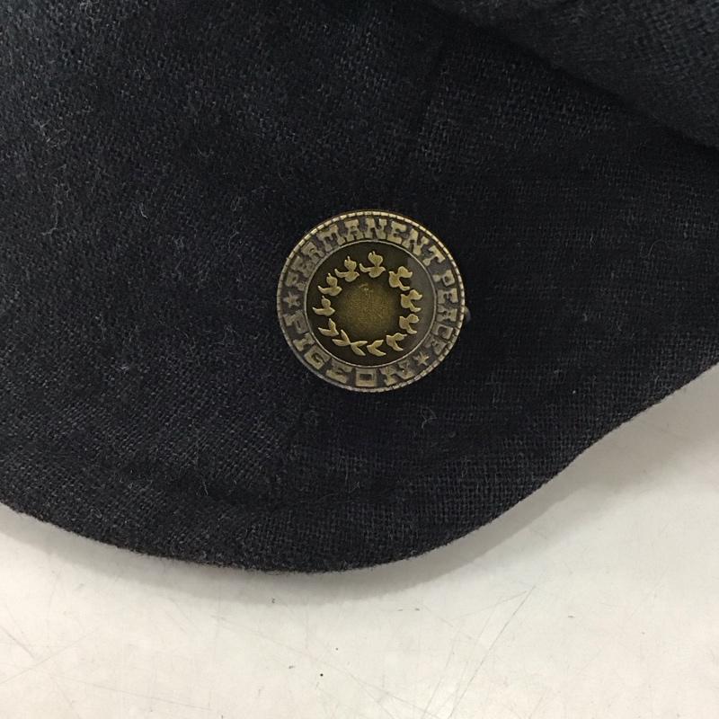 カシラ CA4LA 帽子 キャップ DOU00337 キャスケット 無地 黒 / ブラック /  レディース USED 古着 中古 10141050