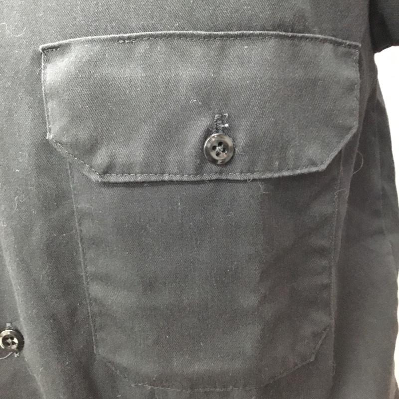 ディッキーズ Dickies シャツ、ブラウス 半袖 1574BK ワークシャツ S 無地 黒 / ブラック /  メンズ USED 古着 中古 10112389