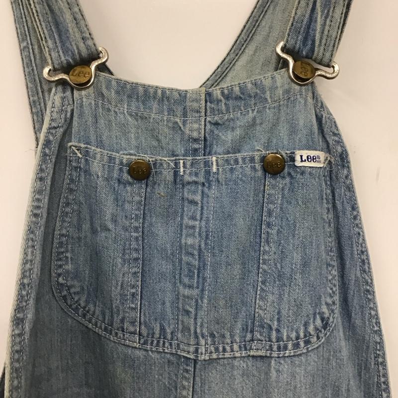 リー Lee サロペット・オーバーオール サロペット、オーバーオール デニム ロゴ、文字 青 / ブルー /  メンズ USED 古着 中古 10142295