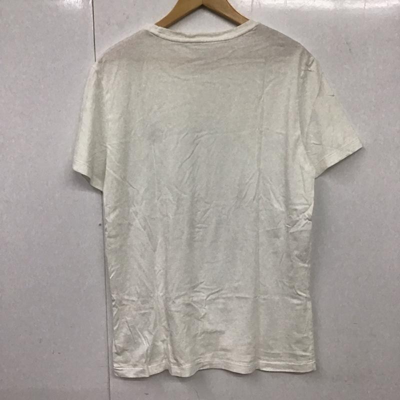 ポロラルフローレン POLO RALPH LAUREN Tシャツ 半袖 半袖カットソー プリントTシャツ クルーネックカットソー M ロゴ、文字 白 / ホワイト /  メンズ USED 古着 中古 10131507