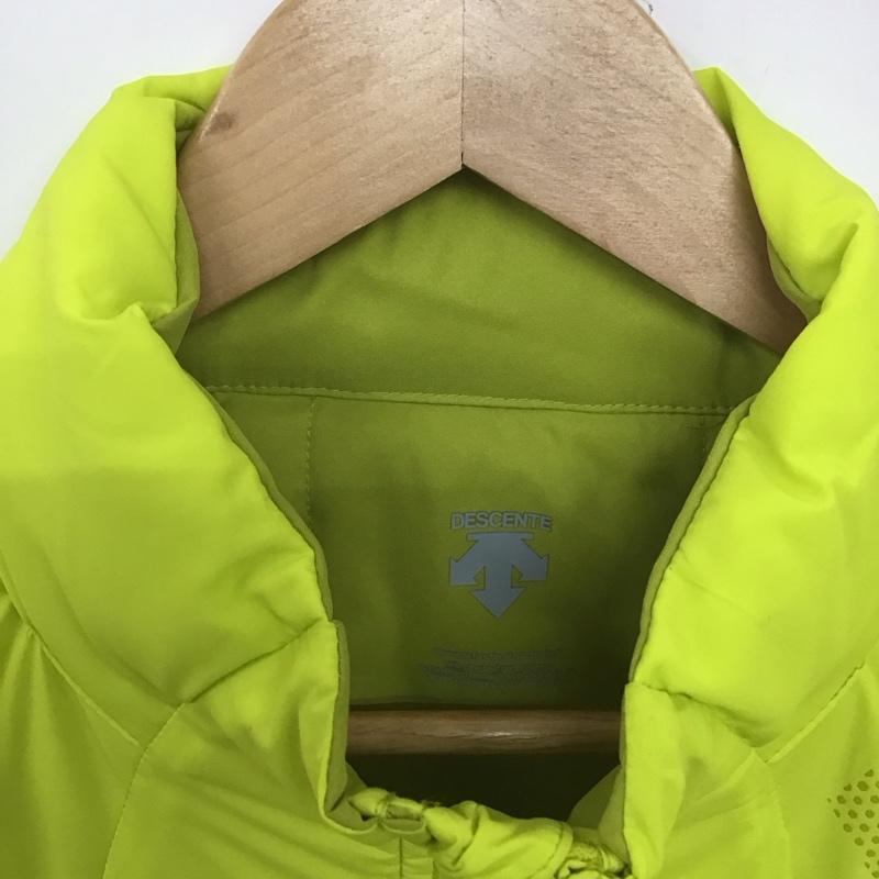 デサント DESCENTE ジャケット、上着 ジャンパー、ブルゾン L 無地 黄緑 / イエローグリーン /  メンズ USED 古着 中古 10145957