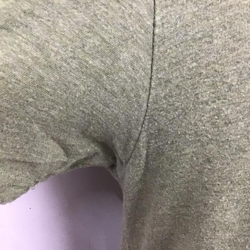 ティーシーエスエス TCSS Tシャツ 半袖 クルーネック ロゴ L ロゴ、文字 カーキ / カーキ /  メンズ USED 古着 中古 10107542