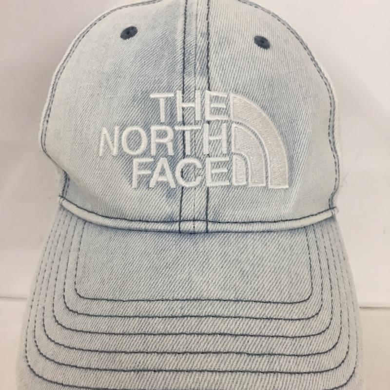 ザノースフェイス THE NORTH FACE 帽子 キャップ NN02044 ブリーチデニム FREE ロゴ、文字 水色 / ライトブルー /  メンズ USED 古着 中古 10129562