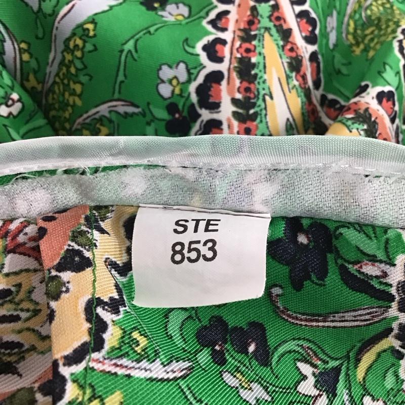 ザラ ZARA パンツ スラックス S 総柄 緑 / グリーン /  レディース USED 古着 中古 10140646