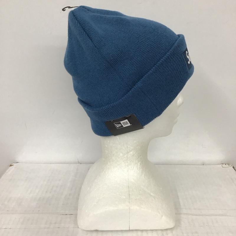 シュプリーム Supreme 帽子 ニット帽 NEW ERA BOX LOGO BEANIE タグ付き ロゴ、文字 青 / ブルー /  メンズ USED 古着 中古 10115067