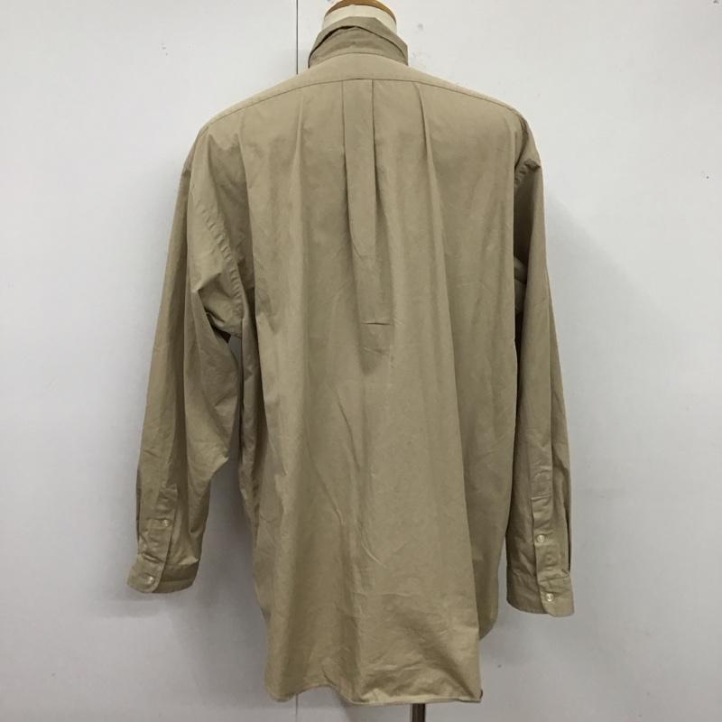 ラルフローレン RALPHLAUREN シャツ、ブラウス 長袖 ボタンダウンシャツ XL 無地 ベージュ / ベージュ /  メンズ USED 古着 中古 10123327