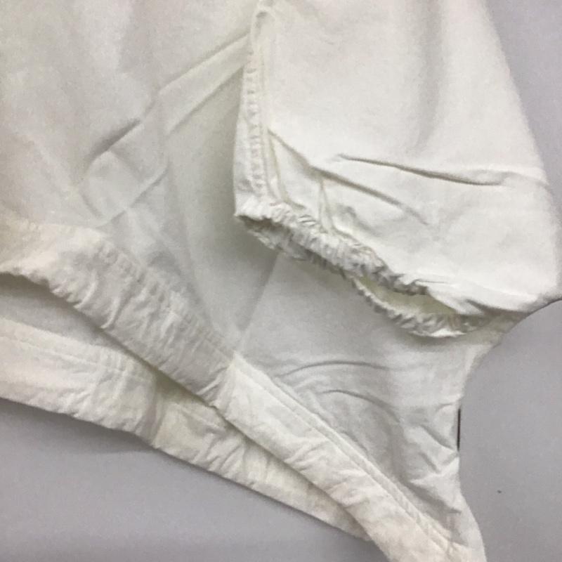 ザラ ZARA カットソー 半袖 半袖カットソー 無地Tシャツ クルーネックカットソー L 無地 白 / ホワイト /  レディース USED 古着 中古 10143831