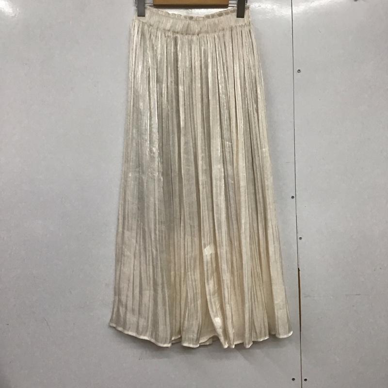 レイカズン Ray Cassin スカート ロングスカート ロングスカート フレアスカート カジュアルスカート FREE 無地 白 / ホワイト /  レディース USED 古着 中古 10142708