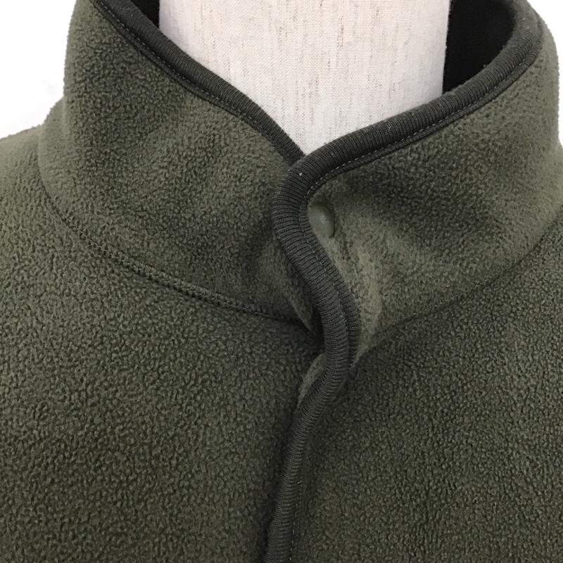 フリークスストア FREAK S STORE ジャケット、上着 ジャケット、ブレザー 長袖フリースジャケット 長袖カットソー 前ボタン スタンドカラー M ロゴ、文字 カーキ / カーキ /  メンズ USED 古着 中古 10127509