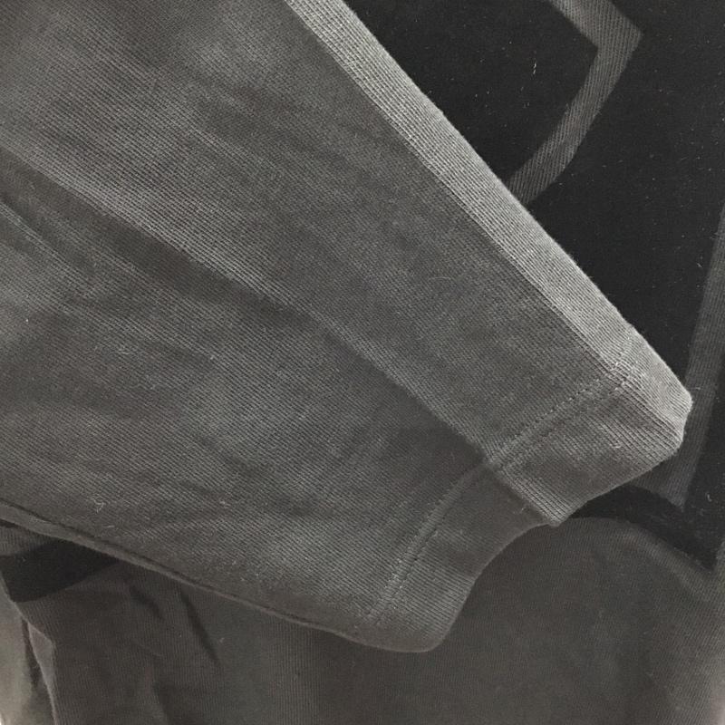 モンクレール MONCLER カットソー 長袖 長袖カットソー クルーネックカットソー ロングスリーブカットソー プリントTシャツ プリント 黒 / ブラック /  メンズ USED 古着 中古 10111923