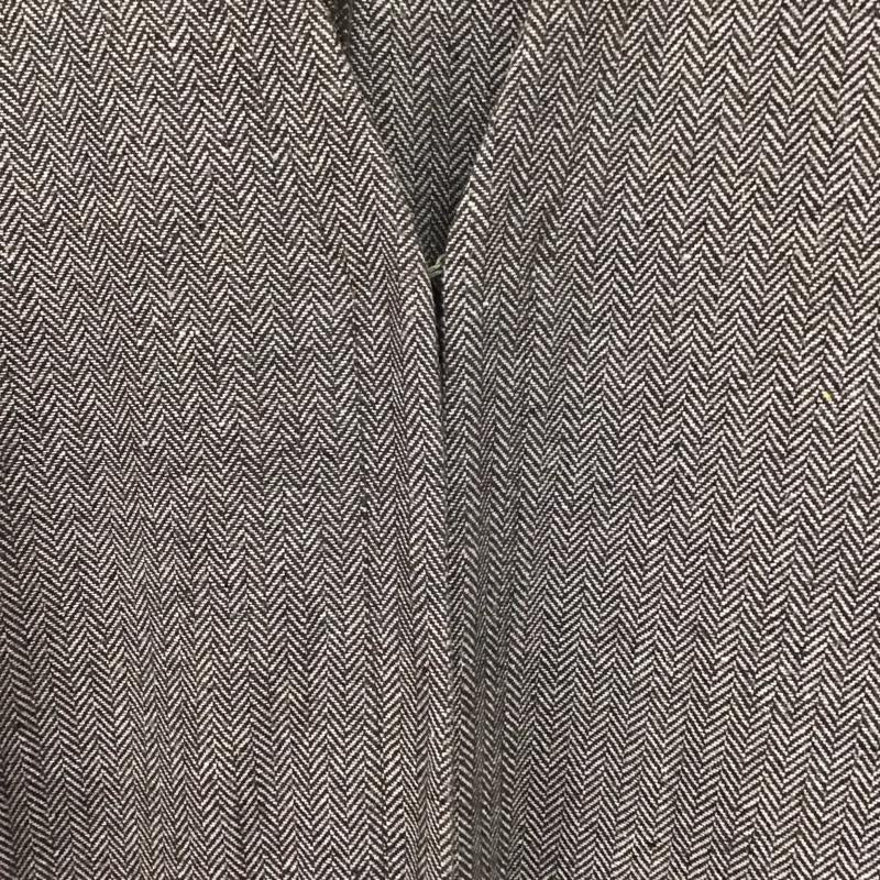 ラウジー lawgy ワンピース ロングスカート 0221030503 ノースリーブ ヘリンボーン ロングベスト FREE 無地 茶 / ブラウン /  レディース USED 古着 中古 10142226