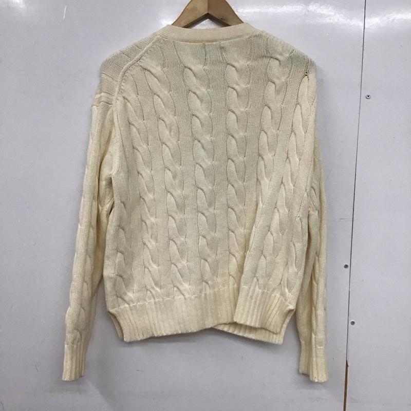 ポロラルフローレン POLO RALPH LAUREN カーディガン 長袖 M 無地 白 / ホワイト /  レディース USED 古着 中古 10147203