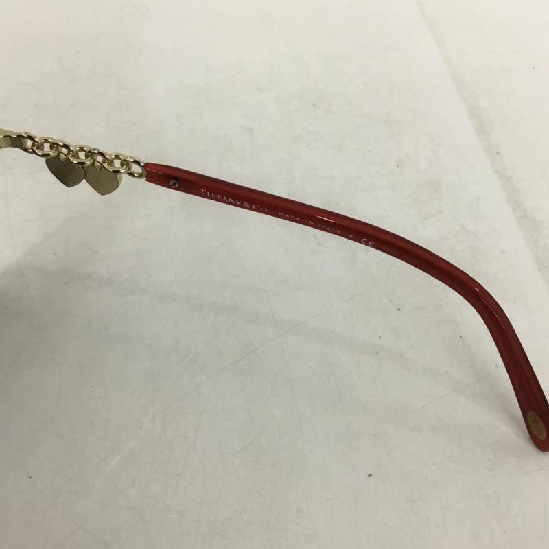 ティファニー TIFFANY&Co. めがね・サングラス サングラス TF4129 ハートタグ ロゴ、文字 黒 / ブラック / X 赤 / レッド / X 金 / ゴールド /  レディース USED 古着 中古 10137928