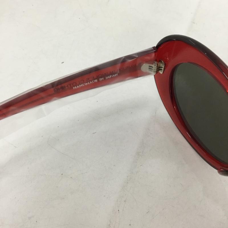 ASIWC ASIWC めがね・サングラス サングラス COCO DE KIMEL ケース付き ロゴ、文字 赤 / レッド / X 黒 / ブラック /  レディース USED 古着 中古 10145509