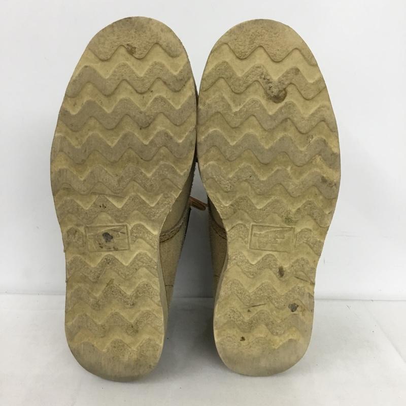 レッドウィング RED WING ブーツ ショートブーツ 8173 6inch CLASSIC MOC TOE USA7.5E US：7.5 ロゴ、文字 ベージュ / ベージュ /  メンズ USED 古着 中古 10150975