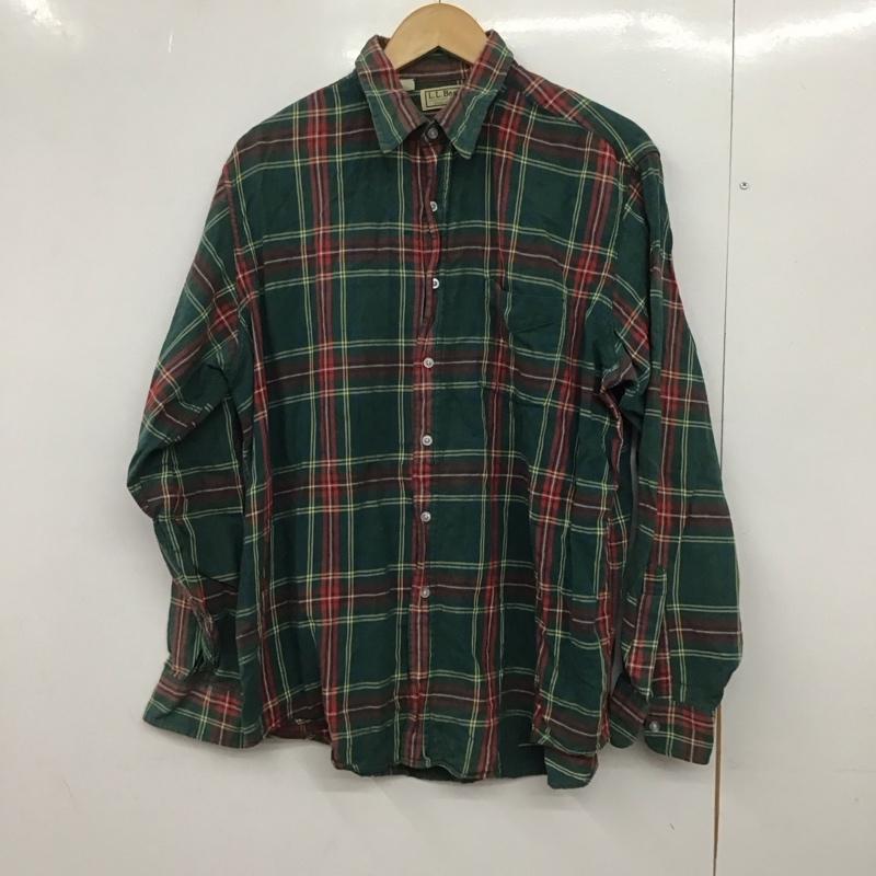 エルエルビーン L.L.Bean シャツ、ブラウス 長袖 長袖シャツ チェックシャツ カラーシャツ L チェック マルチカラー / マルチカラー /  メンズ USED 古着 中古 10146984