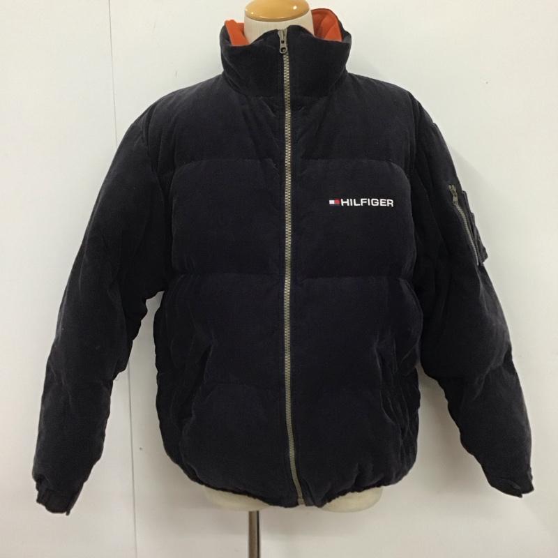 トミーヒルフィガー TOMMY HILFIGER ジャケット、上着 ジャンパー、ブルゾン ジップアップジャケット ジャンパー ダウンジャケット カジュアルジャケット アウター 90s M ロゴ、文字 紺 / ネイビー /  メンズ USED 古着 中古 10109563