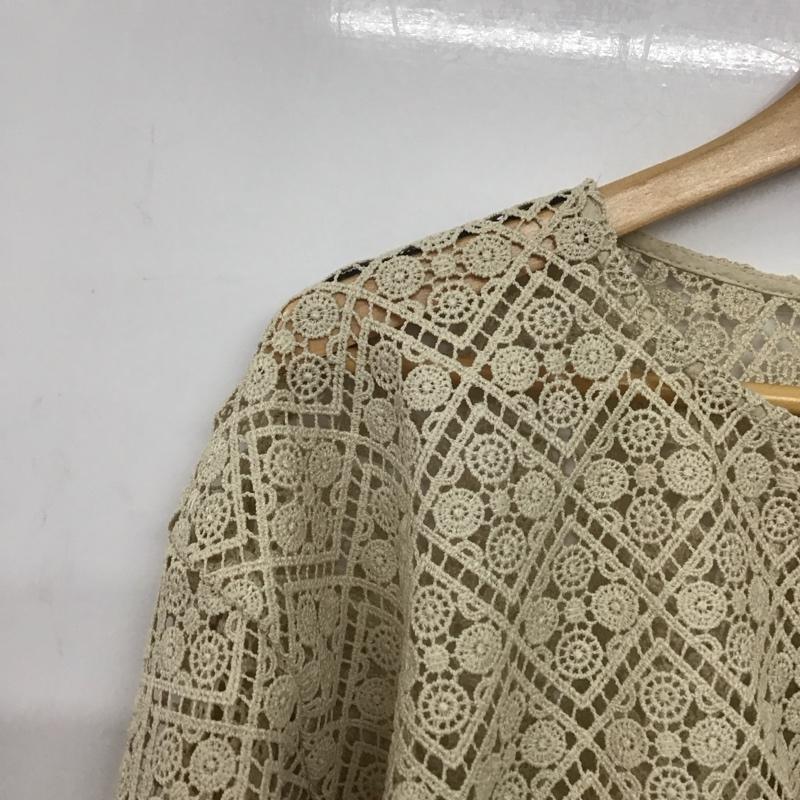 サマンサモスモス Samansa Mos2 シャツ、ブラウス 半袖 FREE 無地 ベージュ / ベージュ /  レディース USED 古着 中古 10144026