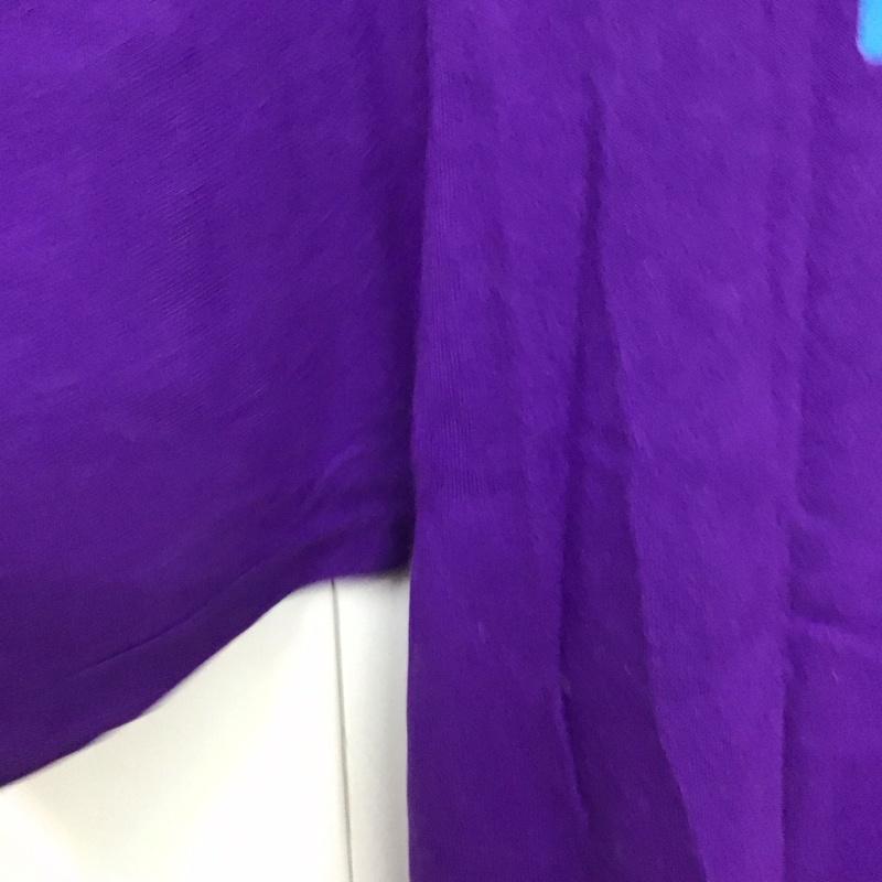 フルーツオブザルーム FRUIT OF THE LOOM Tシャツ 半袖 Microsoft M プリント X ロゴ、文字 紫 / パープル /  メンズ USED 古着 中古 10130760