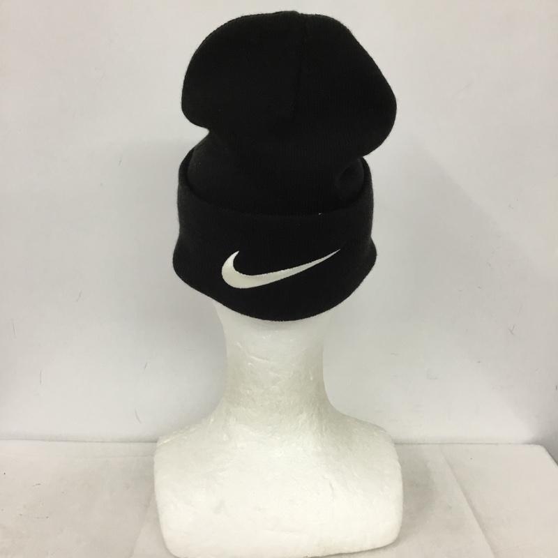 ステューシー STUSSY 帽子 ニット帽 CV8961-011 Cuffed Beanie NIKE ロゴ、文字 黒 / ブラック /  メンズ USED 古着 中古 10136336