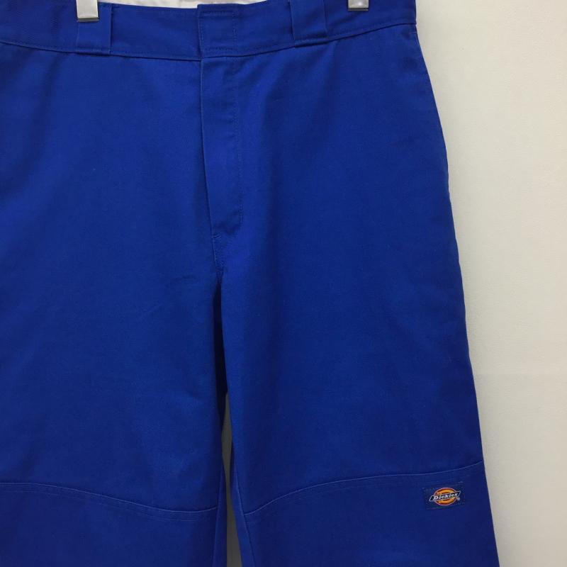 ディッキーズ Dickies パンツ ワークパンツ、ペインターパンツ 32インチ ロゴ、文字 青 / ブルー /  メンズ USED 古着 中古 10133768