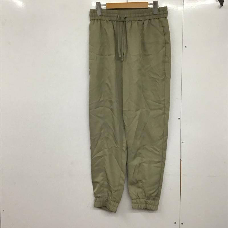 ザラ ZARA パンツ ワークパンツ、ペインターパンツ ワークパンツ ワイドパンツ カジュアルパンツ M 無地 カーキ / カーキ /  レディース USED 古着 中古 10142660