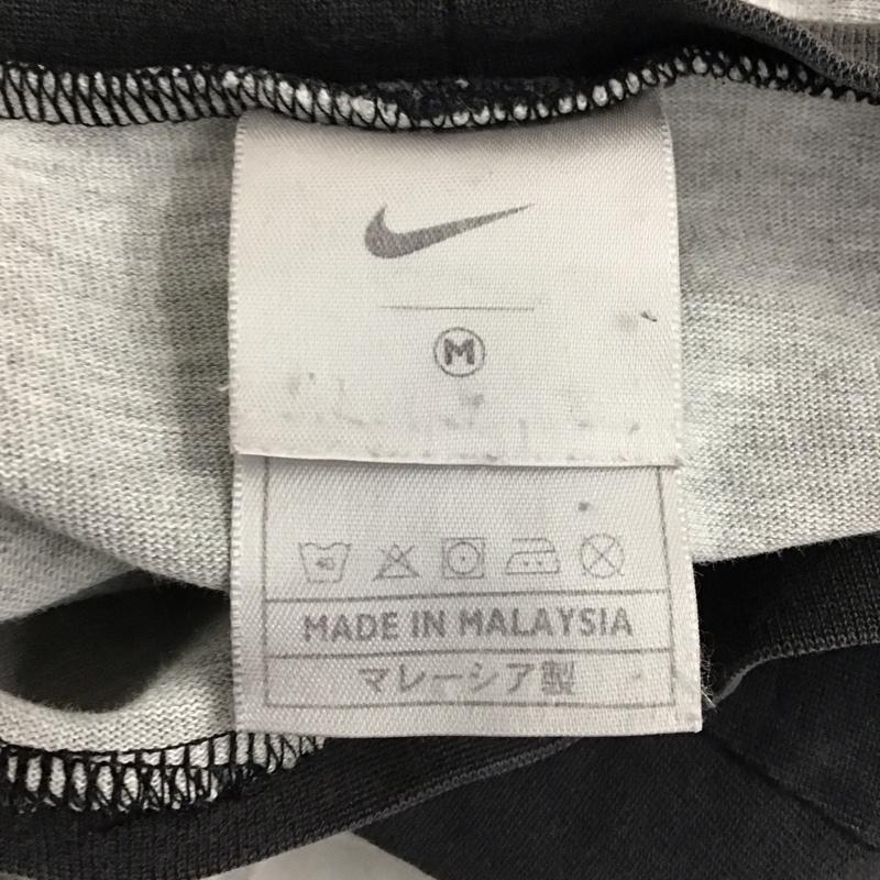ナイキ NIKE カットソー 七分袖 長袖カットソー クルーネックカットソー ロングスリーブカットソー プリントTシャツ M プリント 灰 / グレー /  メンズ USED 古着 中古 10123936