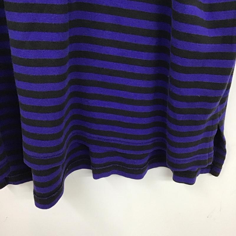 ポロバイラルフローレン Polo by RALPH LAUREN ポロシャツ 半袖 半袖ポロシャツ 半袖カットソー カラーシャツ M ボーダー柄 青 / ブルー / X 黒 / ブラック /  メンズ USED 古着 中古 10129522