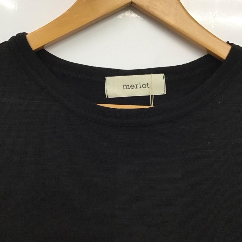 メルロー merlot ワンピース ロングスカート FREE 無地 黒 / ブラック /  レディース USED 古着 中古 10131534