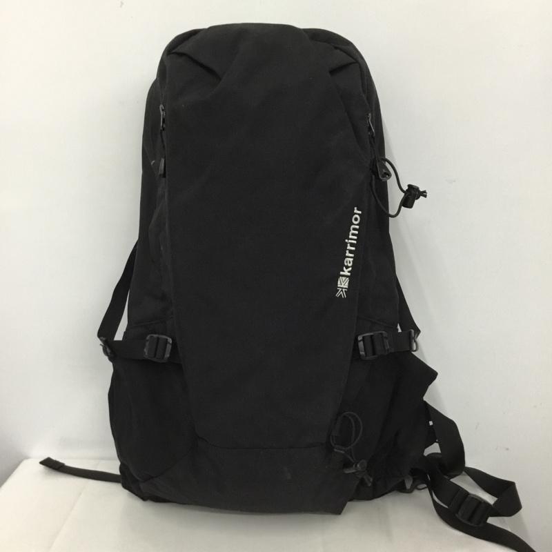 カリマー Karrimor リュックサック、デイパック リュックサック、デイバッグ 501007 バックパック スティングレイ 25 ロゴ、文字 黒 / ブラック /  メンズ USED 古着 中古 10145195