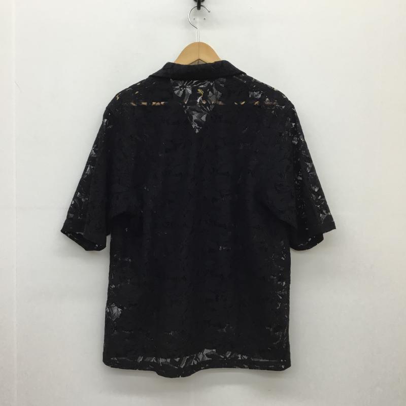 ニードルス Needles シャツ、ブラウス 半袖 Needles Cabana shirt MR252 M レース柄 黒 / ブラック /  メンズ USED 古着 中古 10127165