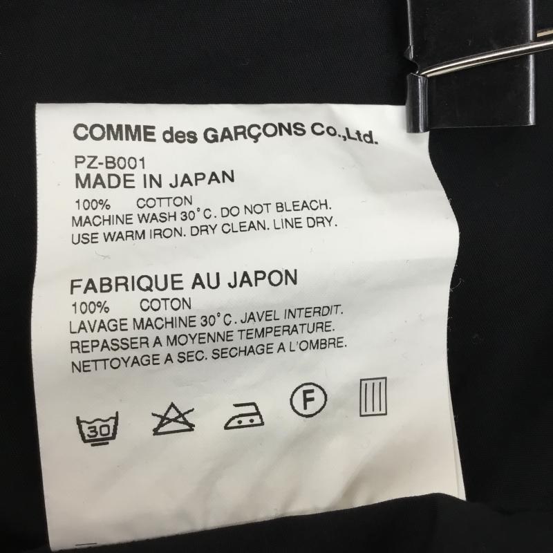 コムデギャルソンオムプリュス COMME des GARCONS HOME PLUS シャツ、ブラウス 長袖 PZ-B001 S 無地 黒 / ブラック /  メンズ USED 古着 中古 10124457