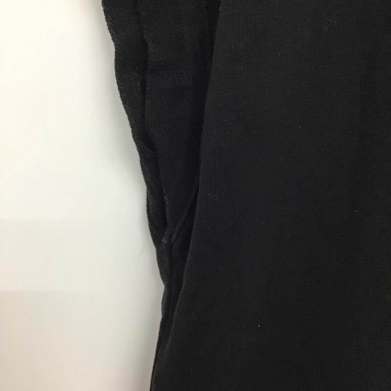 オキラク OKIRAKU チュニック 半袖 FREE 無地 黒 / ブラック /  レディース USED 古着 中古 10136659