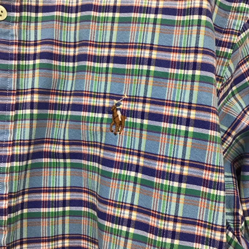 ラルフローレン RALPHLAUREN シャツ、ブラウス 長袖 長袖シャツ チェックシャツ カラーシャツ L チェック マルチカラー / マルチカラー /  メンズ USED 古着 中古 10142408