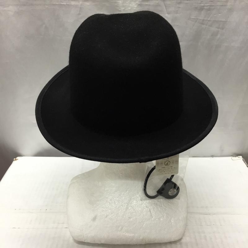 カシラ CA4LA 帽子 ハット NOX00355 KNOX ウール フェルト中折れハット 無地 黒 / ブラック /  メンズ USED 古着 中古 10119198