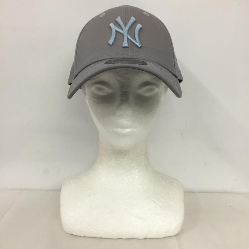 ニューエラ NEW ERA 帽子 キャップ NY 9FORTY ロゴ、文字 灰 / グレー /  メンズ USED 古着 中古 10143650
