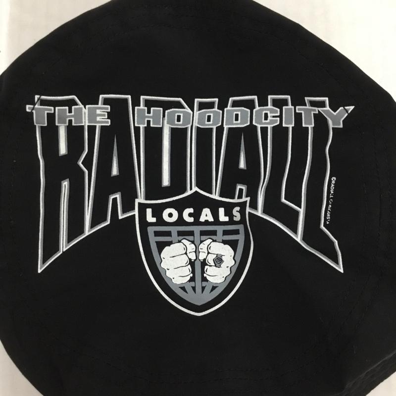ラディアル RADIALL 帽子 ハット RAD-24SS-HAT006 HOOD CITY バケットハット ロゴ、文字 黒 / ブラック /  メンズ USED 古着 中古 10123468