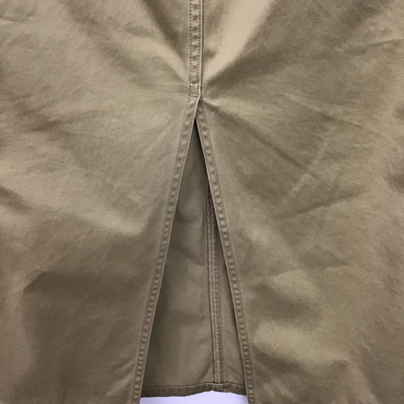 プラージュ Plage スカート ロングスカート ロングスカート タイトスカート バックスリット 34 無地 ベージュ / ベージュ /  レディース USED 古着 中古 10147700