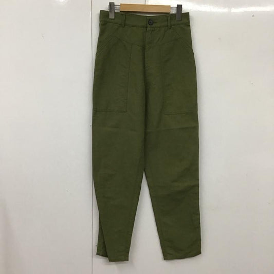 ザラティーアールエフ ZARA TRF パンツ ワークパンツ、ペインターパンツ ミリタリーパンツ ワイドパンツ カジュアルパンツ ストレートパンツ S 無地 カーキ / カーキ /  レディース USED 古着 中古 10117833