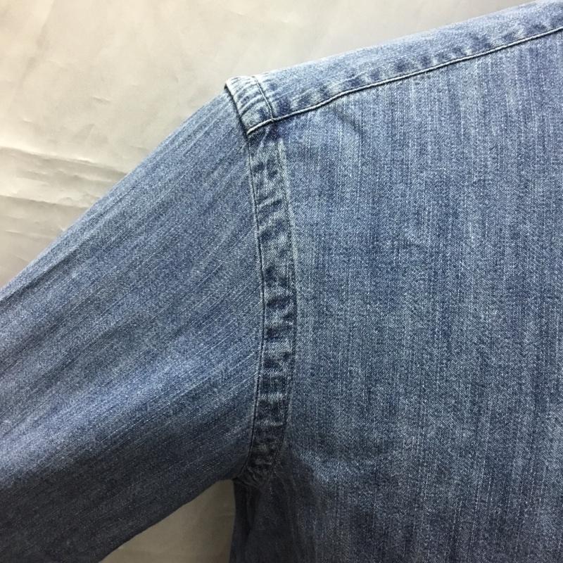 ラルフローレン RALPHLAUREN シャツ、ブラウス 長袖 710548537001 デニム ボタンダウンシャツ S ワンポイント 青 / ブルー /  メンズ USED 古着 中古 10112387