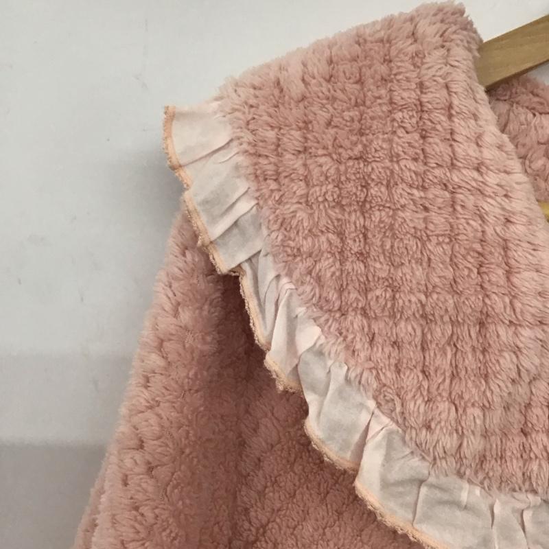 ピンクハウス PINK HOUSE シャツ、ブラウス 半袖 半袖フリースシャツ ビックカラー フロントボタン 無地 桃 / ピンク /  レディース USED 古着 中古 10142701