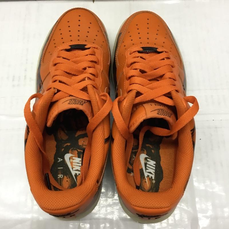ナイキ NIKE スニーカー スニーカー CU8067-800 AIR FORCE 1 07 SKELETON QS 26.5cm 箱有 26.5cm ロゴ、文字 橙 / オレンジ / X 黒 / ブラック /  メンズ USED 古着 中古 10107845