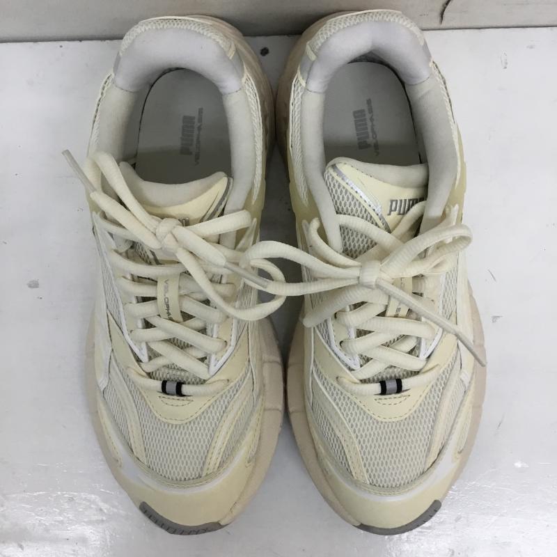 プーマ PUMA スニーカー スニーカー 395908 04 ベロファシス オールウェイズ オン 24.5cm ロゴ、文字 アイボリー / アイボリー /  レディース USED 古着 中古 10145411
