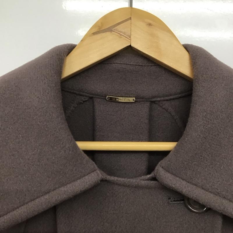 スナイデル SNIDEL コート コート一般 swfc214054 ステンカラーリバーコート アウター ロングコート 1 無地 茶 / ブラウン /  レディース USED 古着 中古 10143617