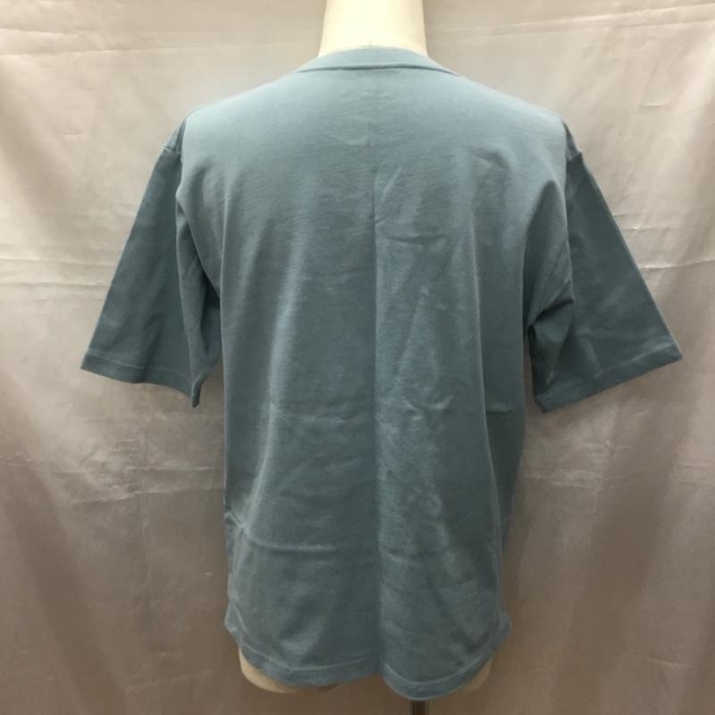 グリーンレーベルリラクシング green label relaxing カットソー 半袖 3217-175-4587 SCヘビーウェイトクルー半袖Tシャツ クルーネックカットソー L 無地 水色 / ライトブルー /  メンズ USED 古着 中古 10116731