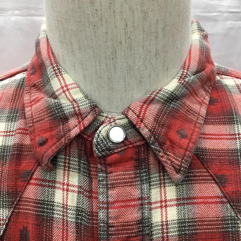 フラットヘッド The Flat Head シャツ、ブラウス 長袖 長袖シャツ カラーシャツ ポケットシャツ 長袖カットソー チェックシャツ 38 チェック マルチカラー / マルチカラー /  メンズ USED 古着 中古 10114053