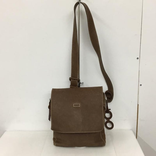ゲンテン genten ショルダーバッグ ショルダーバッグ レザー 無地 茶 / ブラウン /  レディース USED 古着 中古 10128338