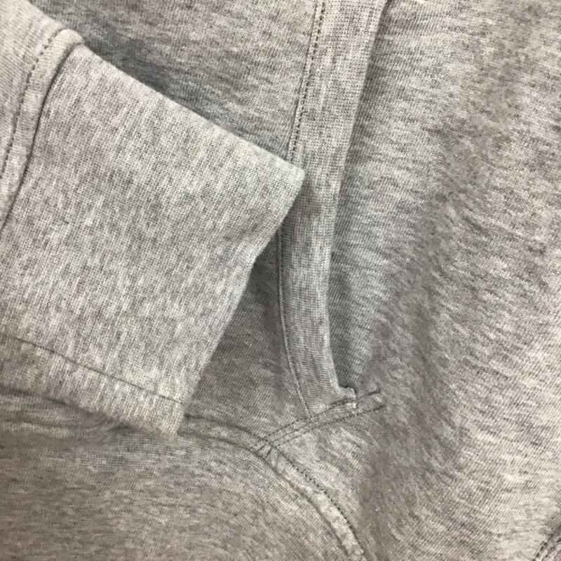 ポロラルフローレン POLO RALPH LAUREN ポロシャツ 長袖 長袖スウェットパーカー プルオーバー M ロゴ、文字 灰 / グレー /  メンズ USED 古着 中古 10129876